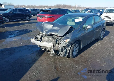 2013 Honda Civic Lx from USA, damaged, VIN 2HGFB2F55DH541504